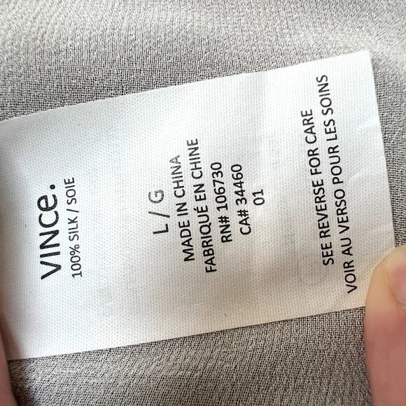 Vince Black Sheer Blouse - Picture 5 of 7